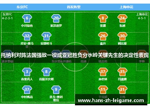 托纳利对阵法国强敌一役成亚冠胜负分水岭关键先生的决定性表现 托纳利对阵法国强敌一役成亚冠胜负分水岭关键先生的决定性表现